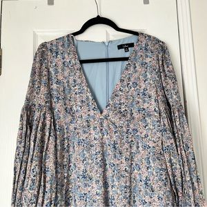 Maxi flowered print dress